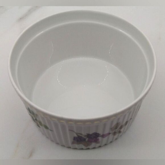 Royal Worcester England Evesham White & Gold Souffle Ramekins Vintage Dining - Picture 4 of 11